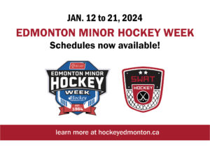 Schedules now posted image for Edmonton Minor Hockey Week